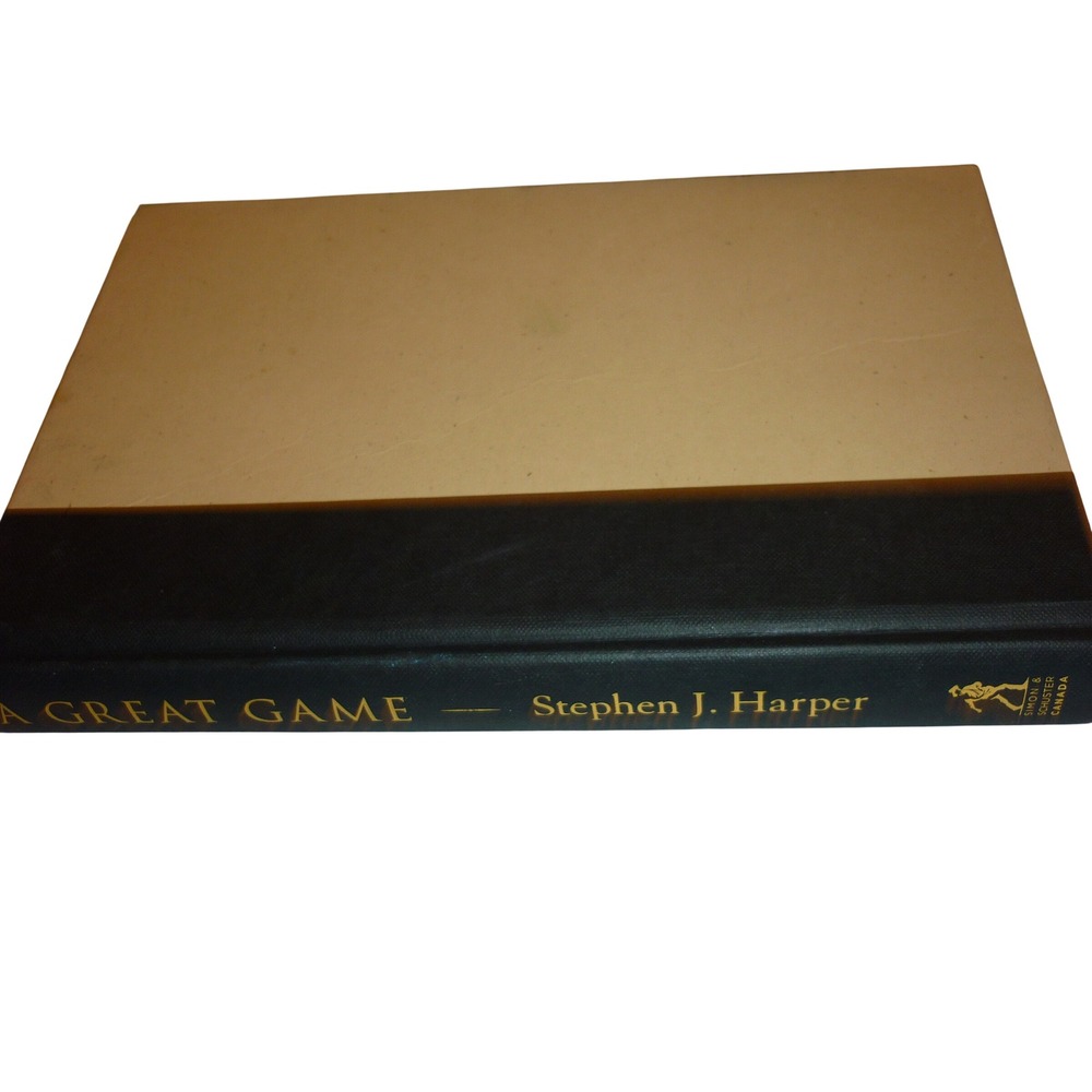 A Great Game Stephen J Harper Hardcover Hockey History Toronto Maple Leafs 2013